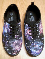 galaxy shoes by zuzyah