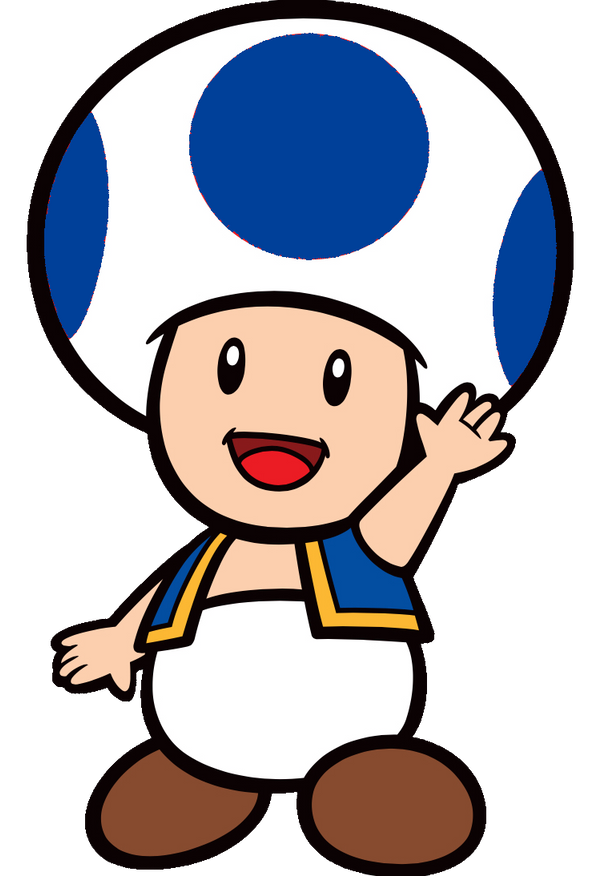 Super Mario Yvan The Blue Toad 2d By Joshuat1306 On Deviantart