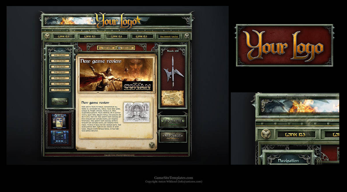 Fantasy Web Template