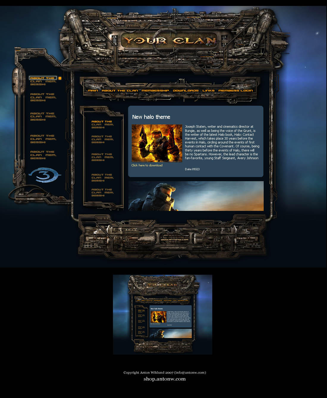 Halo template by karsten