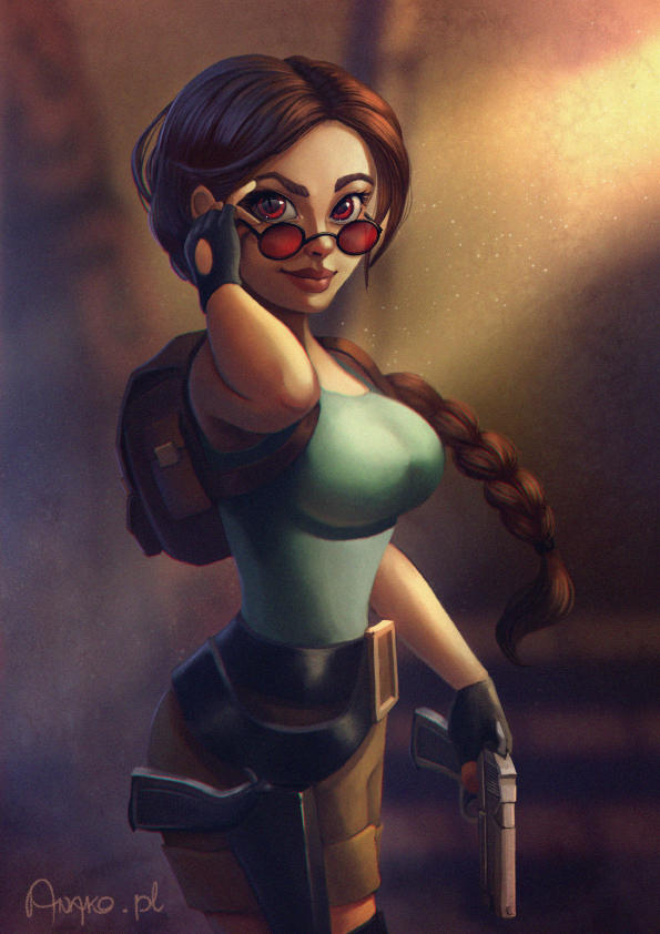 Tomb Raider tribute (video process!) by Anako-ART