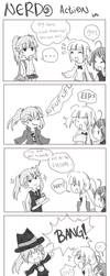 NERDO ACTION by Iris-Zeible