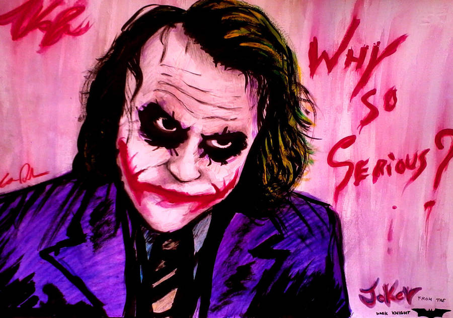 Tribute to Joker from the Dark Knight by ANDREAMARINO93