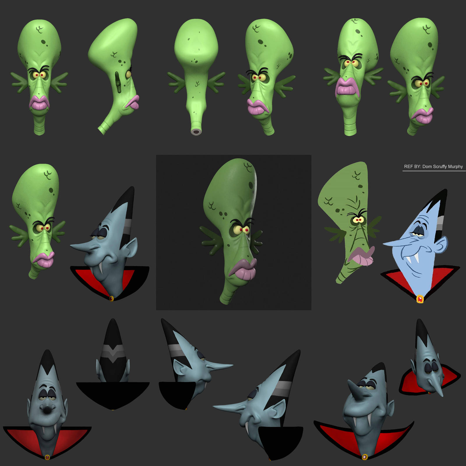 3D monsters bash by Entropician