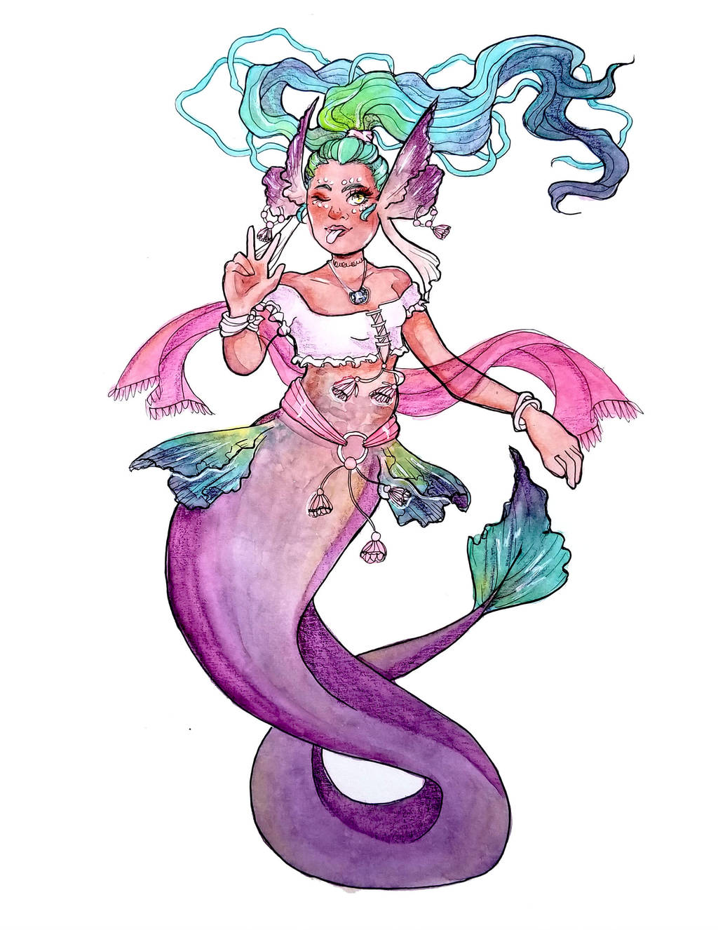 Coachella Mermaid by Monique--Renee