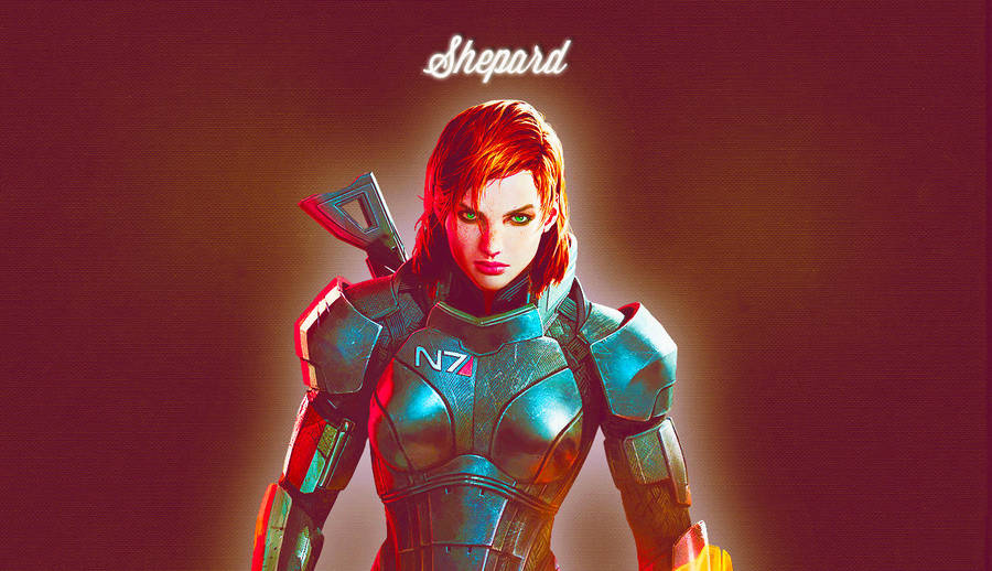 Femshep Desktop Wallpaper by Jane-Shepard