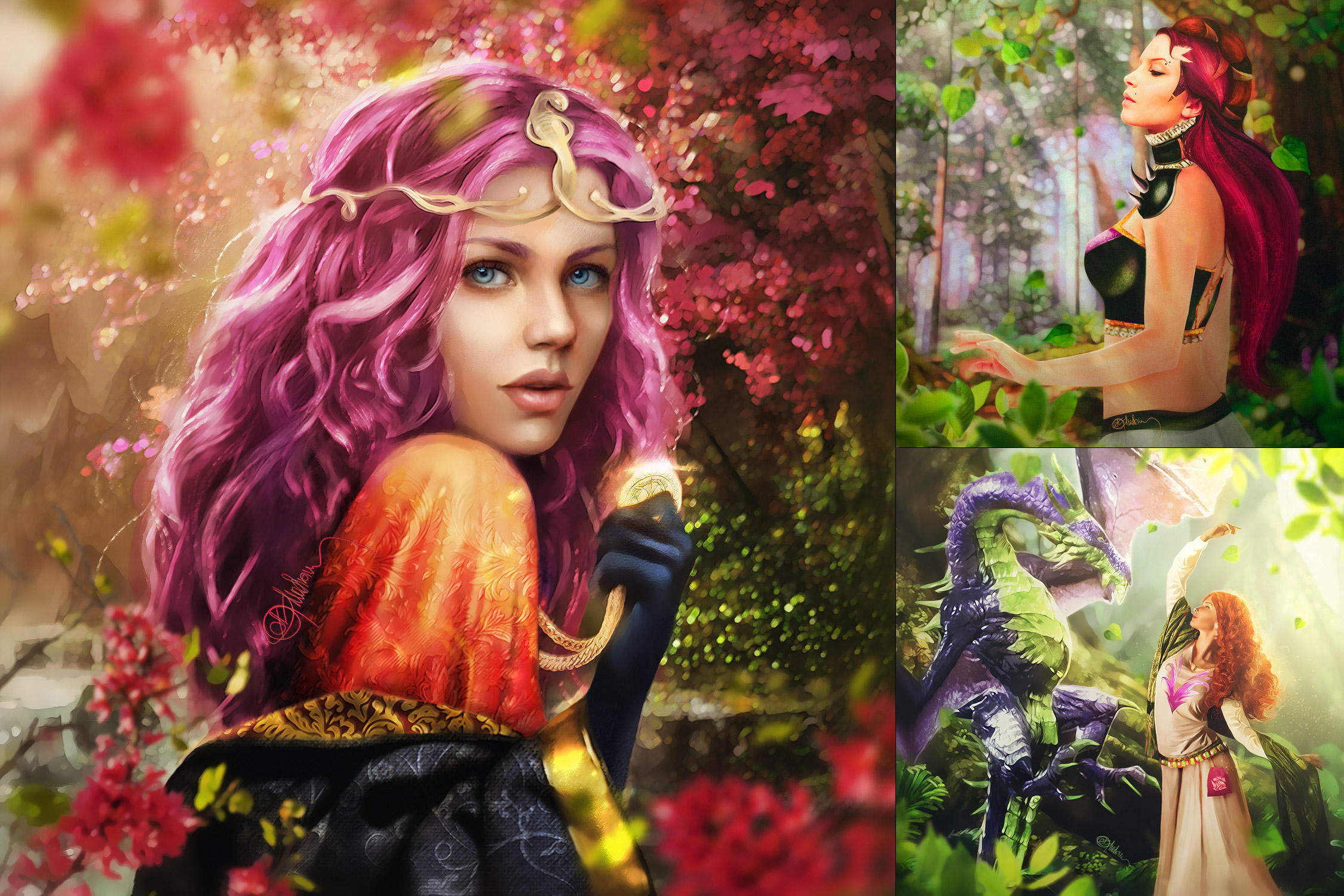 Fantasy girls by push-pulse