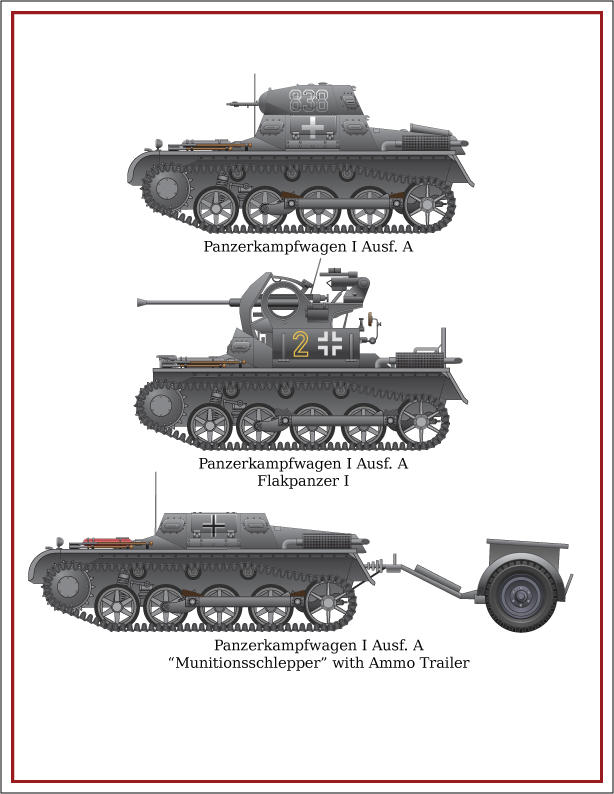 Panzerkampfwagen I Ausf. A w/variants by forbesrobertson