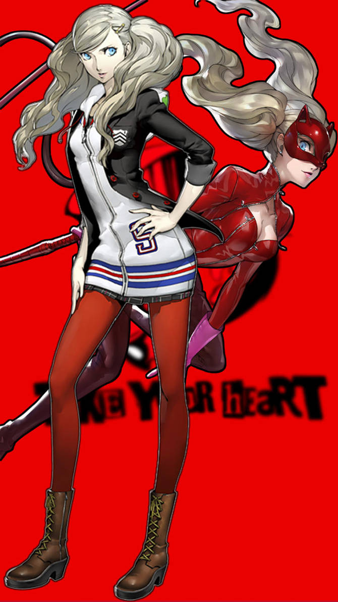 Persona 5 Ann Takamaki - Phone Background by Ganedikt on DeviantArt