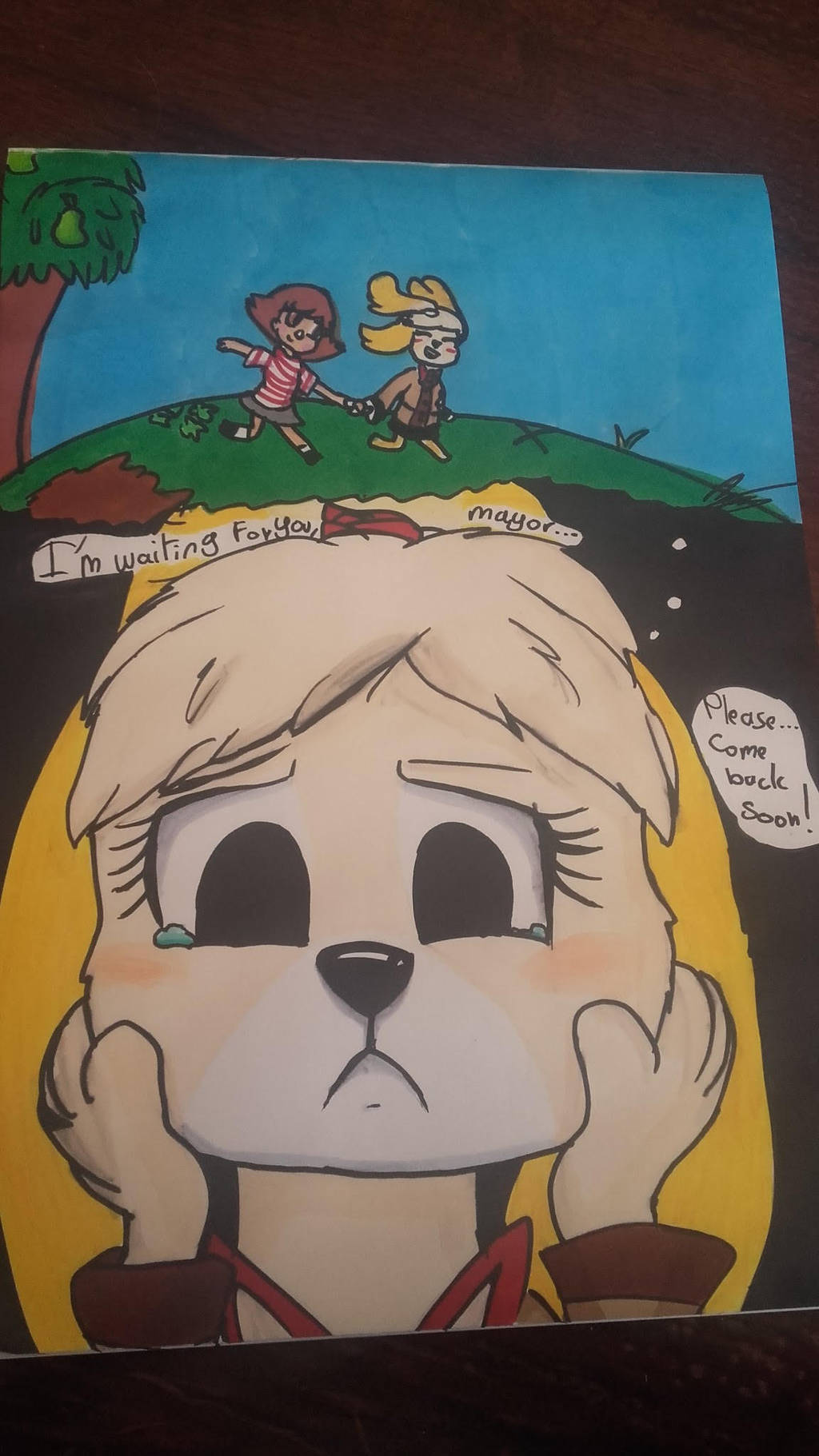 Isabelle Animal Crossing New Leaf by Chara83 on DeviantArt
