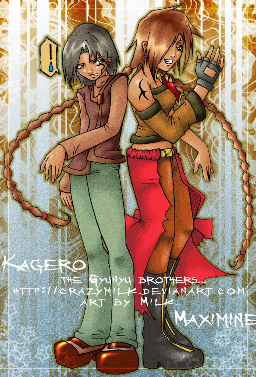 Kagero and Maximine by CrazyMilk