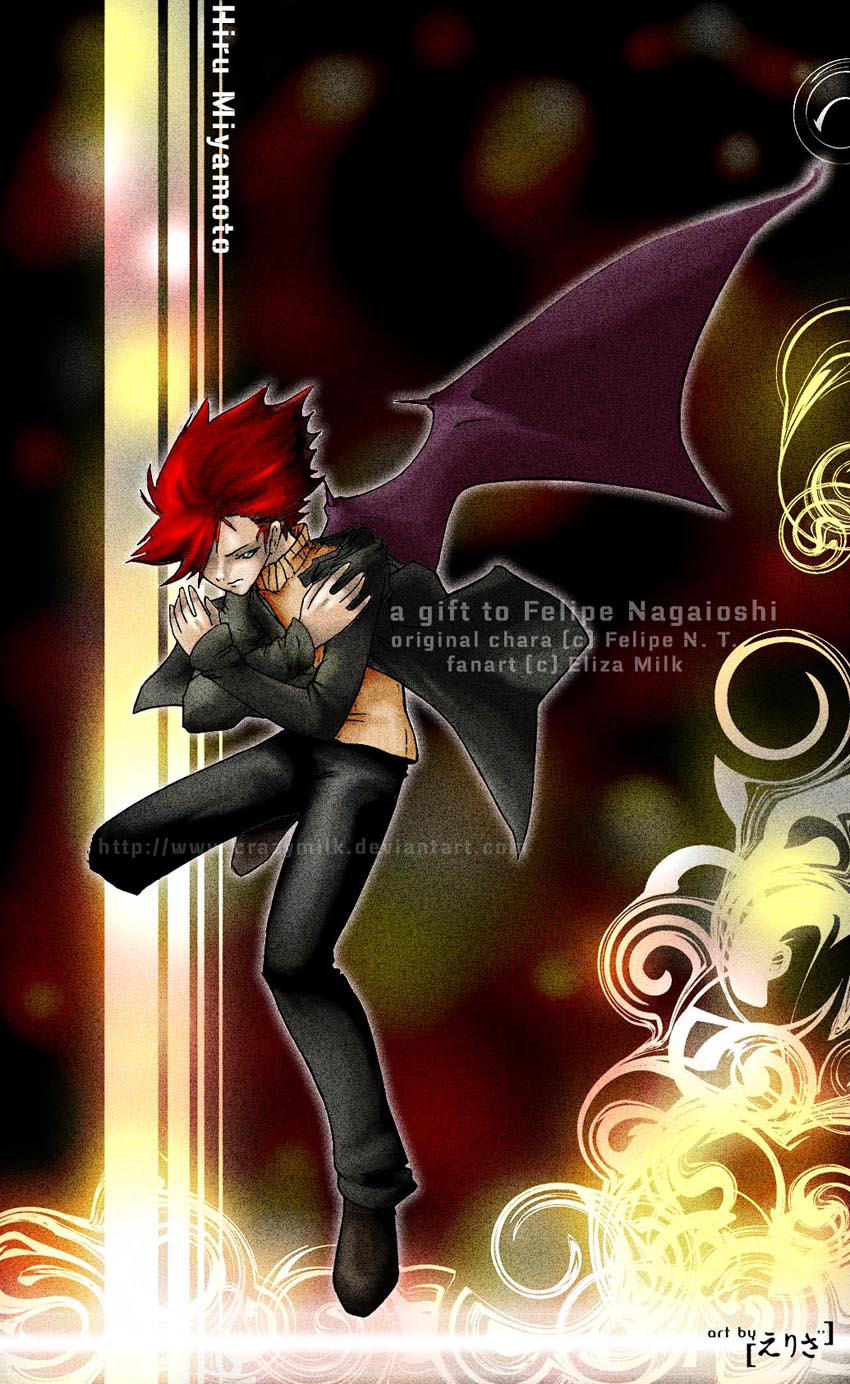 +OneWingedDemon+toHiru+ by CrazyMilk