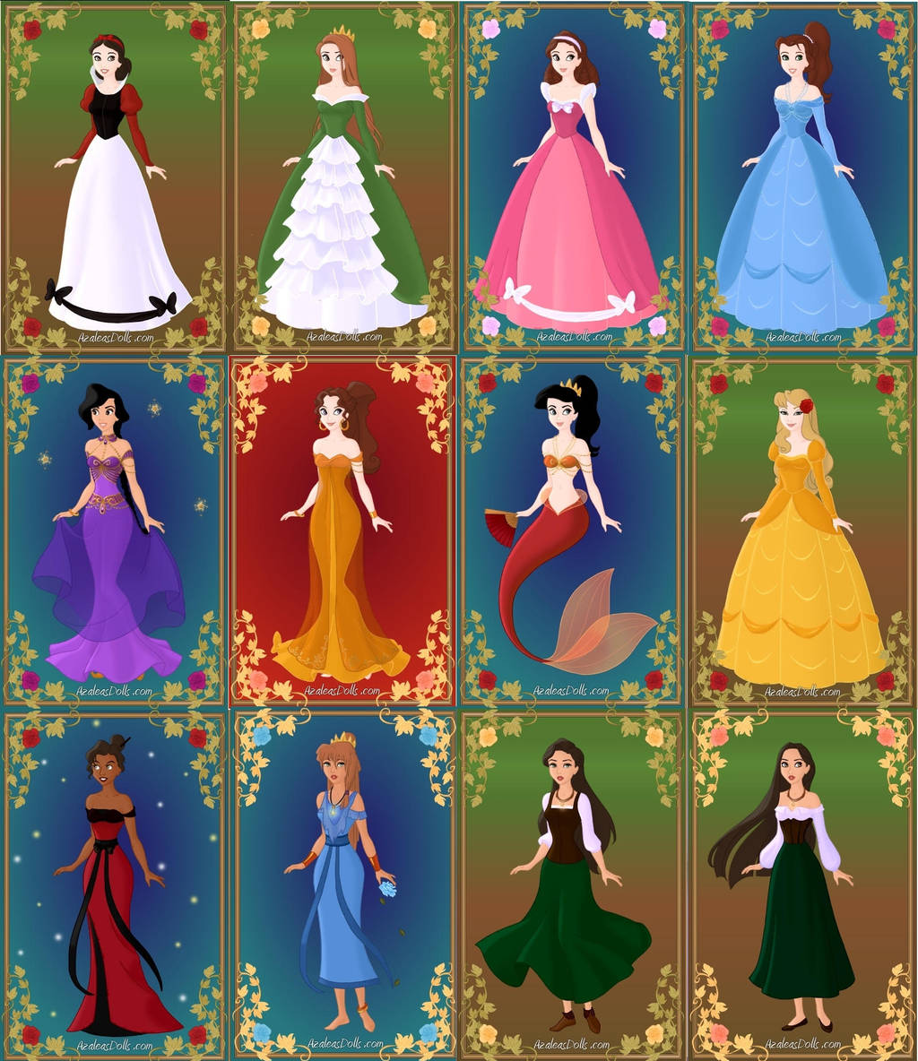 Royal Disney Daughters by OLISITA on DeviantArt