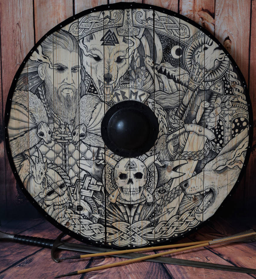 Odin shield by ZawArt