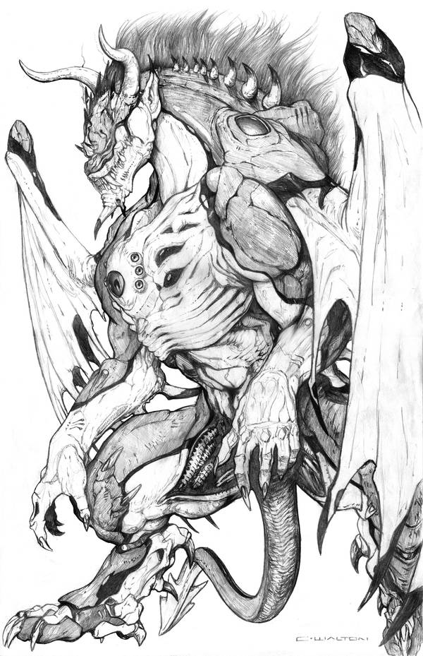 SPLICERS Metamorph Demon by ChuckWalton