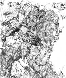 SPLICERS Swarmlord Madness by ChuckWalton
