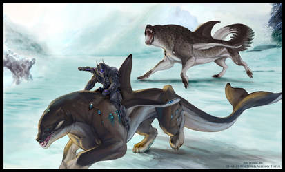 SPLICERS Patrol of the Akhluts by ChuckWalton