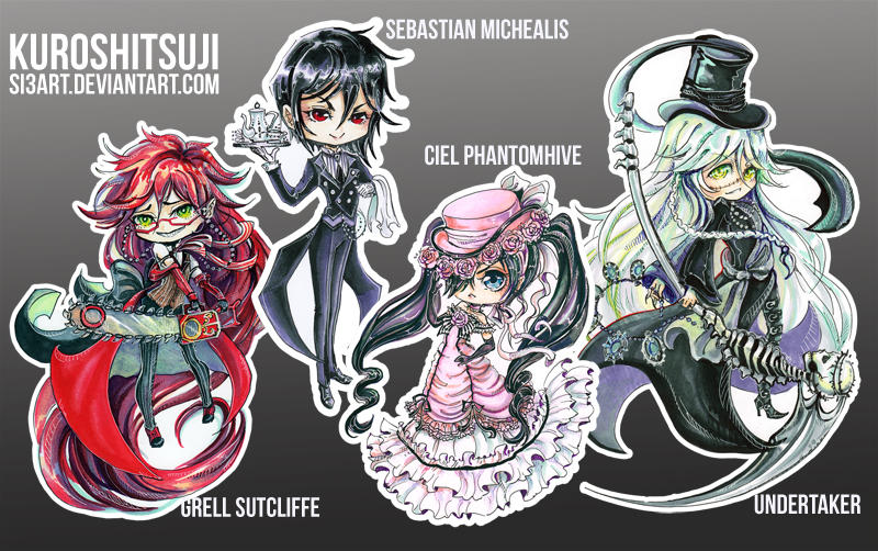 Chibi Kuroshitsuji by Si3art