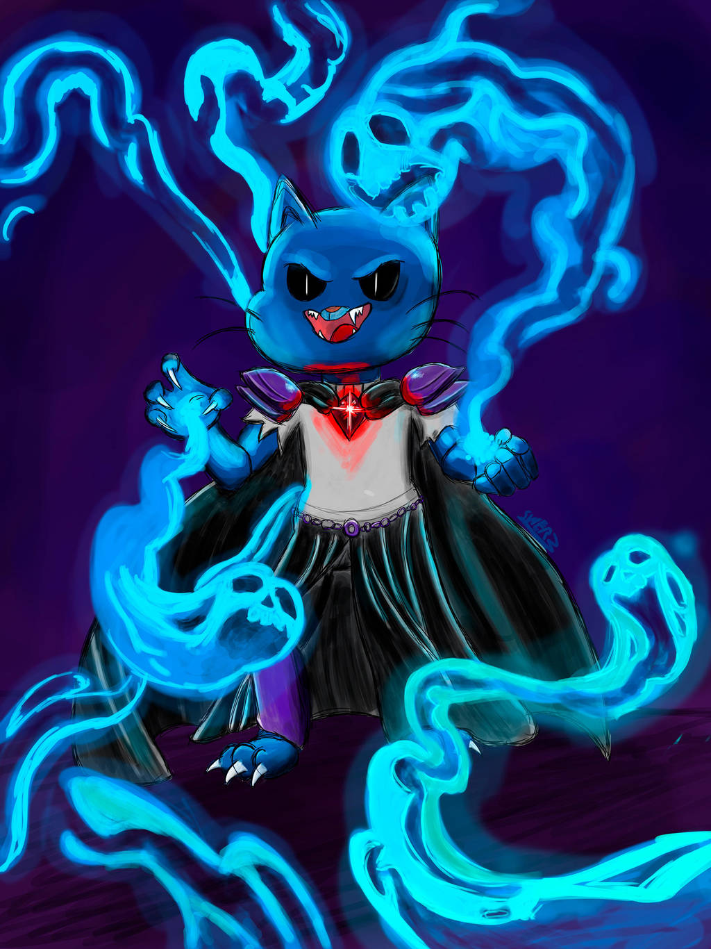 My drawin of Dark Gumball by swearzu on DeviantArt