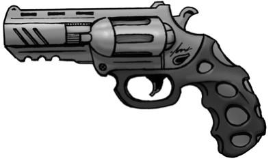 Shadowrun Revolver by raben-aas
