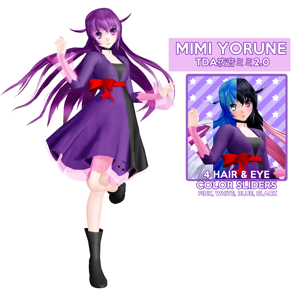 MMD - TDA Mimi Yorune 2.0 by teatime-plasmid