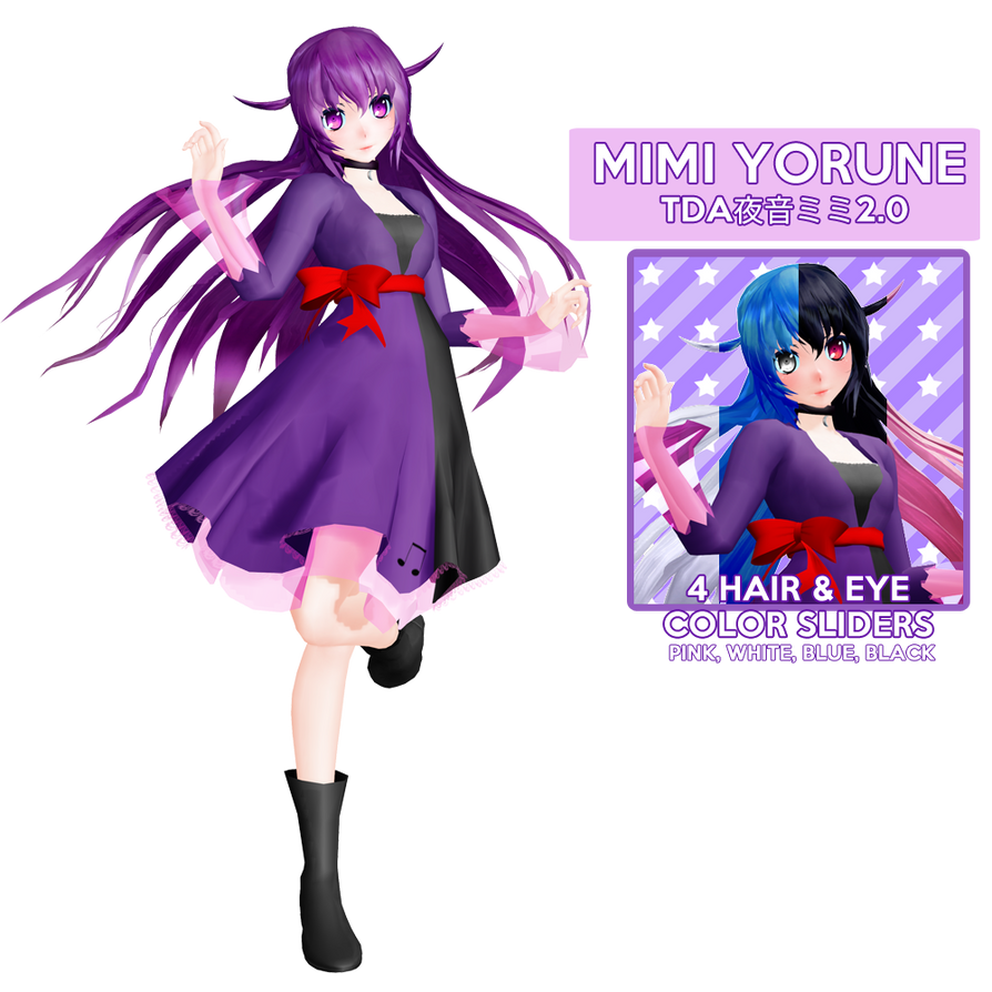 MMD - TDA Mimi Yorune 2.0 by teatime-plasmid