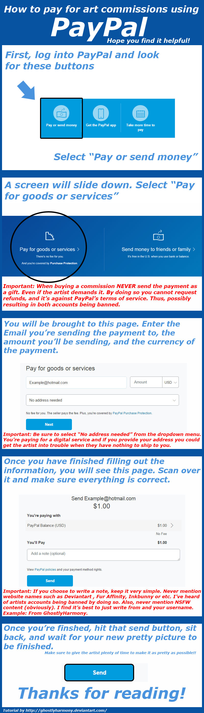 Paypal Commissions [OPEN] by BabyB01 on DeviantArt