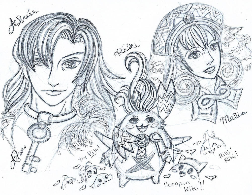 Xenoblade Chrioncles sketch 3 by LadyJuxtaposition