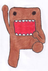 Domo-Kun by the-bird-is-the-word