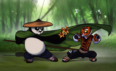 Master tigress and po picture 366