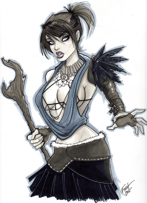 Dragon Age Morrigan by PatrickFinch