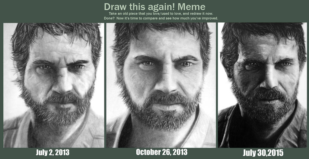 Draw this again! Meme (Joel - The Last of Us) by TricepTerry