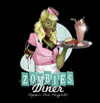 Zombie Waitress by paulorocker