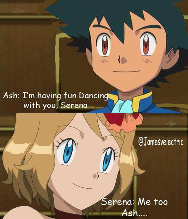 Ash and Serena Dance compliment by Jamesvelectric on DeviantArt