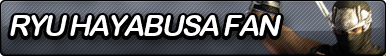 Ryu Hayabusa Fan Button by Ganbare-Lucifer