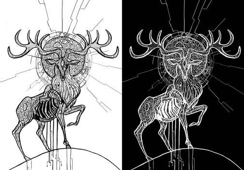 Stag Spirit by Maquenda