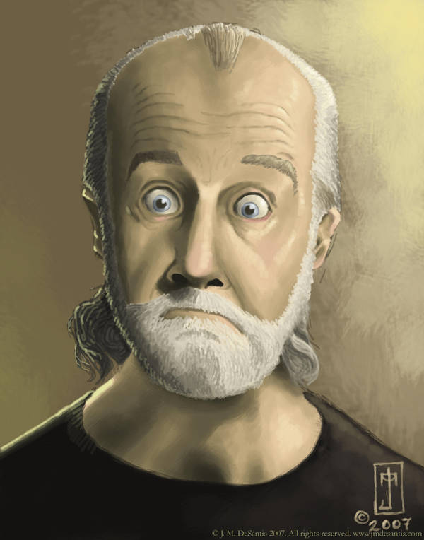 George Carlin by jmdesantis