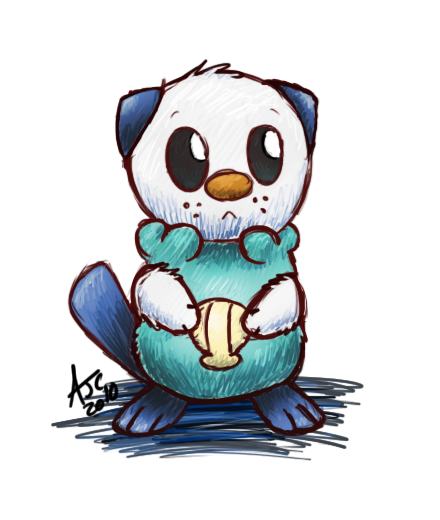 Oshawott by Dragowl