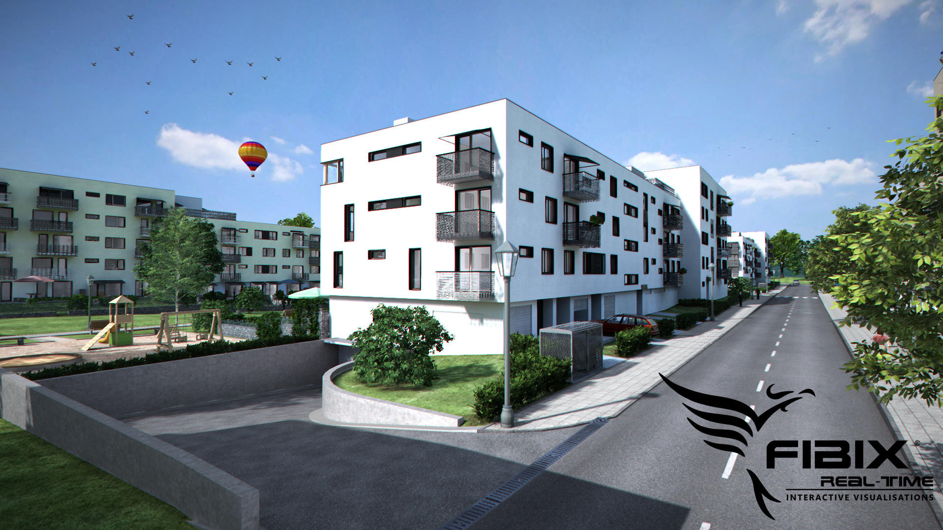 Residential housing complex by Holowood