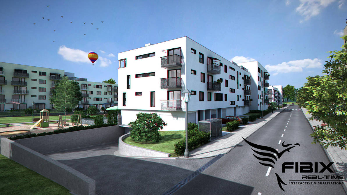 Residential housing complex by Holowood