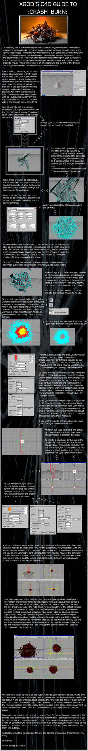 C4D Tutorial To :Crash Burn: by xgod-0