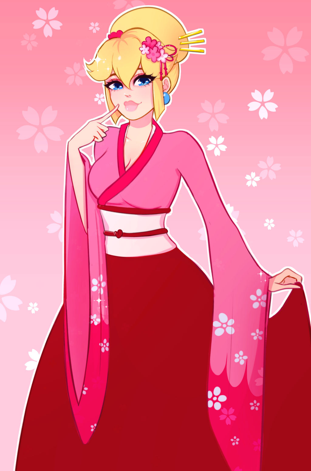 kimono peach by ghostbf on DeviantArt