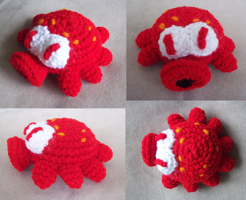 Red Octorok Amigurumi by MadGoblin