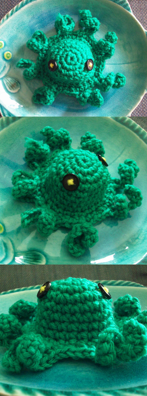 Button Eyed Octopus by MadGoblin