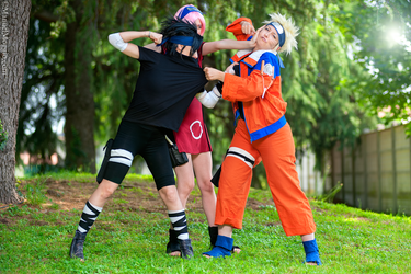 Naruto Team 7 Naruto Sasuke Sakura Cosplay By Tyaiel On Deviantart