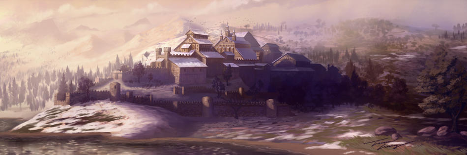Castle on the hills by RavenseyeTravisLacey