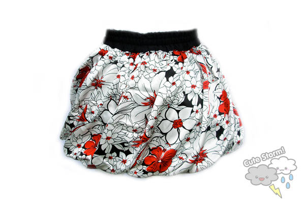 Twisted bubble skirt by The-Cute-Storm