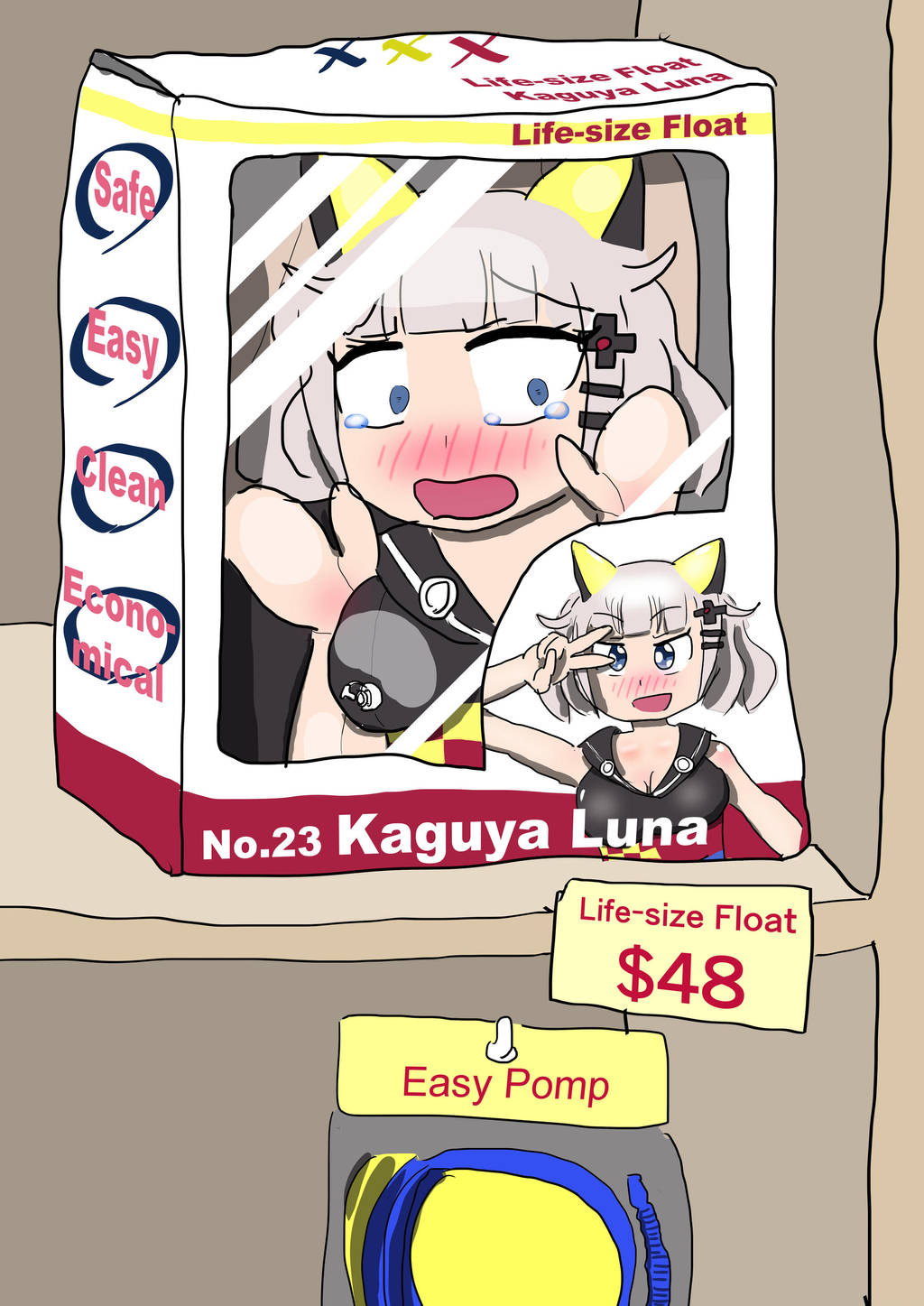 Pool Toy TF made of Kaguya Luna (3) by hidesys
