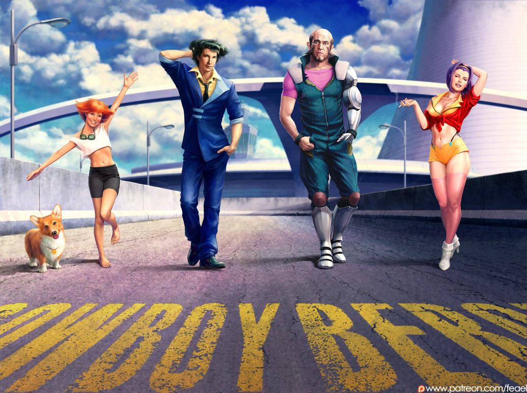 Cowboy bebop crew. All together by Feael Cowboy bebop crew. All together by Feael