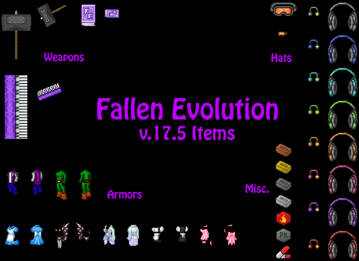 Fallen Evolution v.17.5 Items by Fallen-Evolution